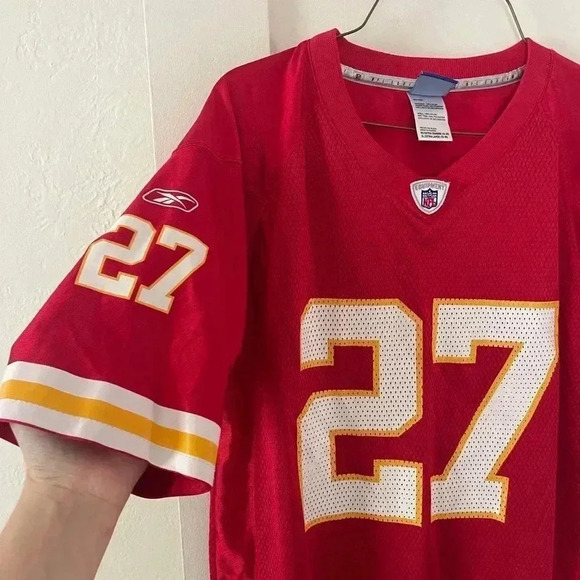 L. Johnson Kansas City chiefs football jersey youth size XL vintage - Picture 2 of 7
